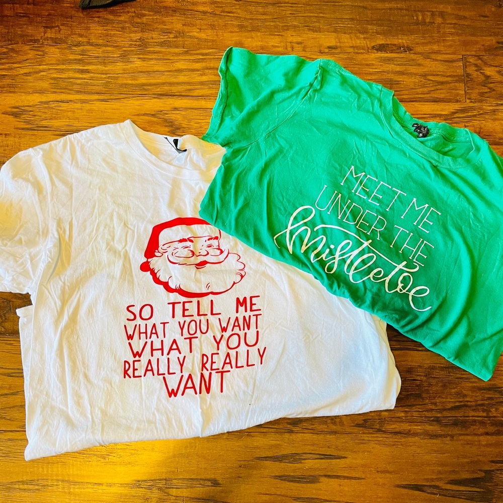 Christmas graphic tees